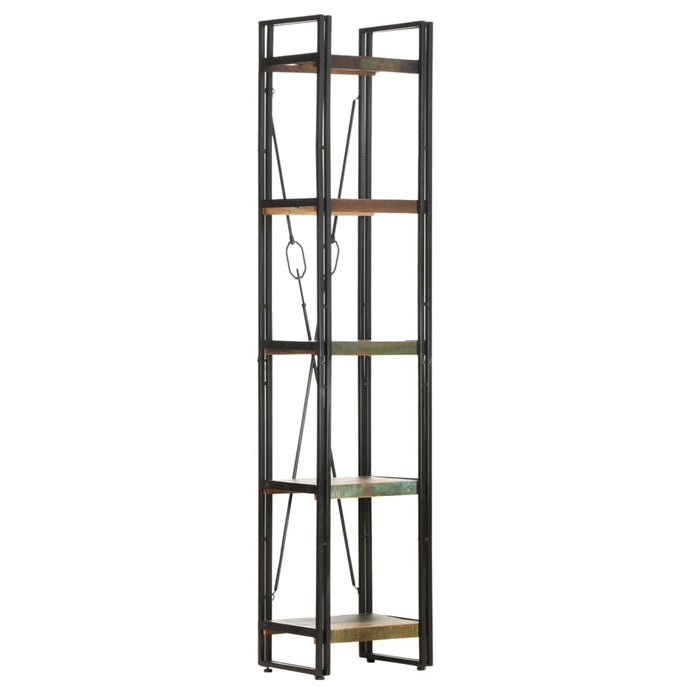 vidaXL 5-Tier Bookcase 40x30x180 cm Solid Reclaimed Wood - MiniDM Store