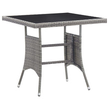 Load image into Gallery viewer, vidaXL 3 Piece Garden Dining Set Poly Rattan Anthracite &amp; Grey - MiniDM Store
