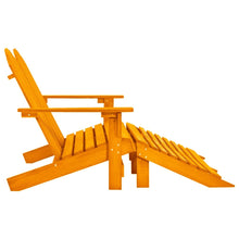 Load image into Gallery viewer, 2-Seater Garden Adirondack Chair&amp;Ottoman Fir Wood Orange - MiniDM Store
