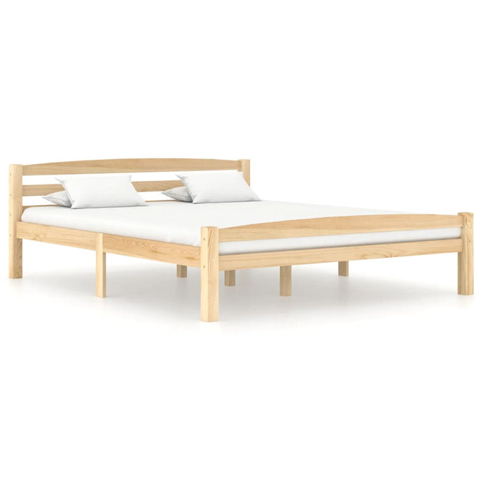 Bed Frame Solid Pinewood 160x200 cm - MiniDM Store