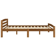 Load image into Gallery viewer, Bed Frame Honey Brown Solid Pinewood 160x200 cm - MiniDM Store
