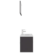 Load image into Gallery viewer, vidaXL Bathroom Furniture Set Grey Chipboard - MiniDM Store
