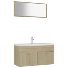 Load image into Gallery viewer, vidaXL Bathroom Furniture Set Sonoma Oak Chipboard - MiniDM Store
