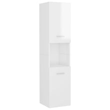 Load image into Gallery viewer, Bathroom Furniture Set High Gloss White Chipboard - MiniDM Store
