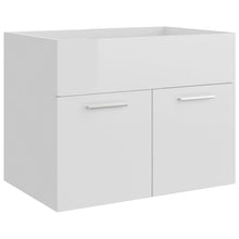 Load image into Gallery viewer, Bathroom Furniture Set High Gloss White Chipboard - MiniDM Store
