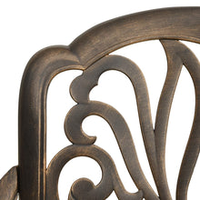 Load image into Gallery viewer, vidaXL 3 Piece Bistro Set Cast Aluminium Bronze - MiniDM Store
