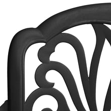 Load image into Gallery viewer, vidaXL 5 Piece Bistro Set Cast Aluminium Black - MiniDM Store
