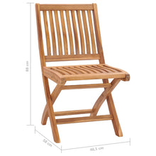 Load image into Gallery viewer, vidaXL Folding Garden Chairs 6 pcs Solid Teak Wood - MiniDM Store
