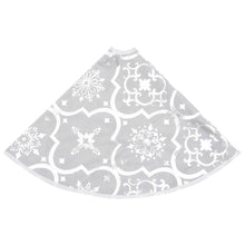 Load image into Gallery viewer, vidaXL Luxury Christmas Tree Skirt with Sock White 122 cm Fabric - MiniDM Store
