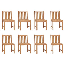 Load image into Gallery viewer, vidaXL Garden Chairs 8 pcs Solid Teak Wood - MiniDM Store
