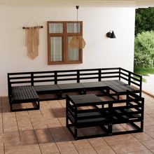 Load image into Gallery viewer, 10 Piece Garden Lounge Set Solid Pinewood
