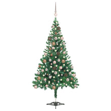 Load image into Gallery viewer, vidaXL Artificial Christmas Tree with LEDs&amp;Ball Set 180cm 564 Branches - MiniDM Store
