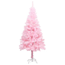 Load image into Gallery viewer, vidaXL Artificial Christmas Tree with LEDs&amp;Ball Set Pink 180 cm PVC - MiniDM Store
