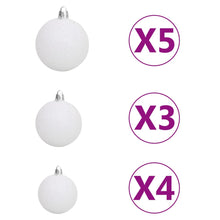 Load image into Gallery viewer, vidaXL Artificial Christmas Tree with LEDs&amp;Ball Set 150cm 380 Branches - MiniDM Store
