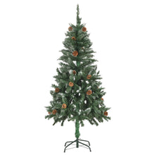 Load image into Gallery viewer, vidaXL Artificial Christmas Tree with LEDs&amp;Ball Set&amp;Pine Cones 150 cm - MiniDM Store
