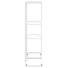 Load image into Gallery viewer, 4-Floor Flower Stand 43x22x76 cm White Metal - MiniDM Store
