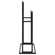 Load image into Gallery viewer, Freestanding Towel Rack Black 48x24x78.5 cm Steel - MiniDM Store
