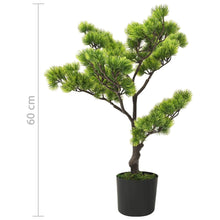 Load image into Gallery viewer, Artificial Pinus Bonsai with Pot 60 cm Green - MiniDM Store

