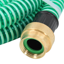 Load image into Gallery viewer, Suction Hose with Brass Connectors Green 1.1&quot; 4 m PVC
