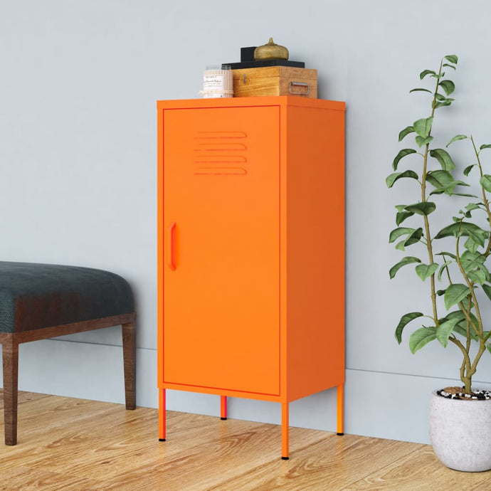 Storage Cabinet Orange 42.5x35x101.5 cm Steel - MiniDM Store