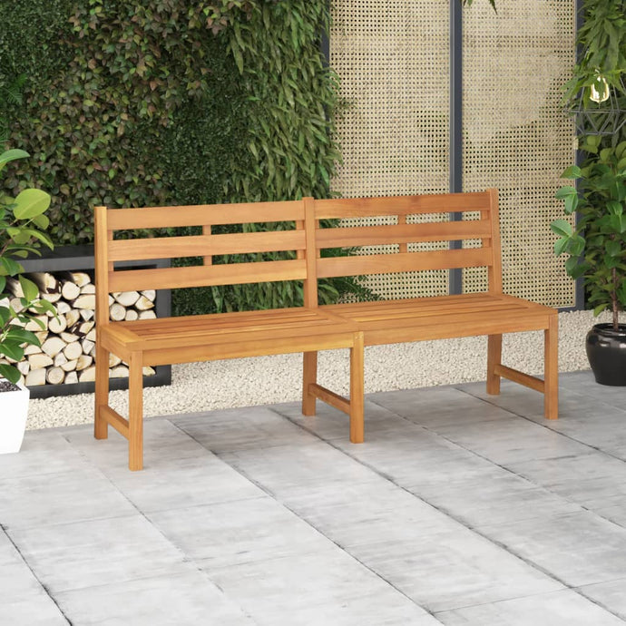Garden Bench 180 cm Solid Teak Wood - MiniDM Store