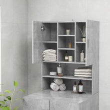Load image into Gallery viewer, Washing Machine Cabinet Concrete Grey 70.5x25.5x90 cm - MiniDM Store
