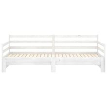 Load image into Gallery viewer, Pull-out Day Bed White Solid Pinewood 2x - MiniDM Store
