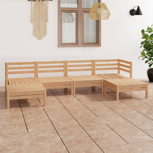 Load image into Gallery viewer, 6 Piece Garden Lounge Set Solid Wood Pine
