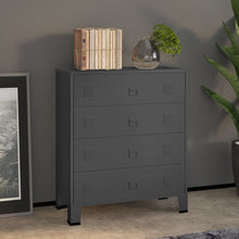 Load image into Gallery viewer, Industrial Drawer Cabinet Anthracite 78x40x93 cm Metal - MiniDM Store
