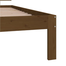 Load image into Gallery viewer, Bed Frame Honey Brown Solid Wood Pine 90x200 cm - MiniDM Store
