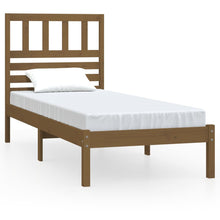 Load image into Gallery viewer, Bed Frame Honey Brown Solid Wood Pine 100x200 cm - MiniDM Store

