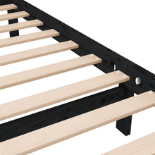 Load image into Gallery viewer, Bed Frame Black Solid Wood 100x200 cm - MiniDM Store

