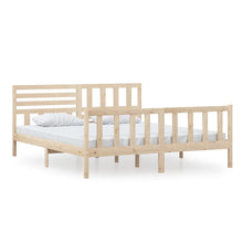 Load image into Gallery viewer, Bed Frame Solid Wood 180x200 cm Super King - MiniDM Store
