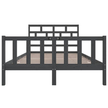 Load image into Gallery viewer, Bed Frame Grey Solid Wood Pine 160x200 cm 5FT King Size - MiniDM Store
