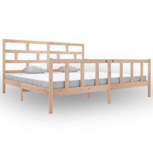 Load image into Gallery viewer, Bed Frame Solid Wood Pine 180x200 cm 6FT Super King 6FT Super King - MiniDM Store
