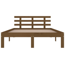 Load image into Gallery viewer, Bed Frame Honey Brown Solid Wood 135x190 cm 4FT6 Double - MiniDM Store

