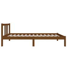 Load image into Gallery viewer, Bed Frame Honey Brown Solid Wood 75x190 cm 2FT6 Small Single - MiniDM Store
