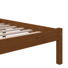 Load image into Gallery viewer, Bed Frame Honey Brown Solid Wood 100x200 cm - MiniDM Store
