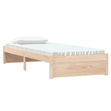 Load image into Gallery viewer, Bed Frame Solid Wood 75x190 cm 2FT6 Small Single - MiniDM Store
