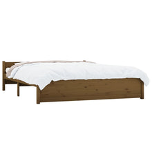 Load image into Gallery viewer, Bed Frame Honey Brown Solid Wood 150x200 cm 5FT King Size - MiniDM Store
