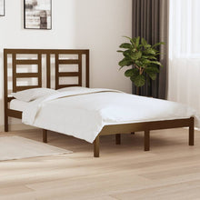 Load image into Gallery viewer, Bed Frame Honey Brown Solid Wood 120x190 cm 4FT Small Double - MiniDM Store

