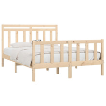 Load image into Gallery viewer, Bed Frame Solid Wood Pine 150x200 cm 5FT King Size - MiniDM Store
