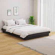 Load image into Gallery viewer, Bed Frame Grey Solid Wood Pine 135x190 cm 4FT6 Double - MiniDM Store
