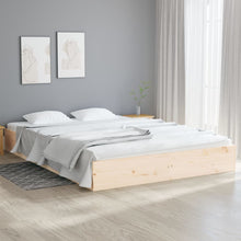 Load image into Gallery viewer, Bed Frame Solid Wood 150x200 cm 5FT King Size - MiniDM Store
