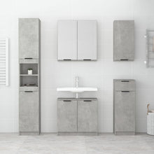 Load image into Gallery viewer, Bathroom Cabinet Concrete Grey 32x34x188.5 cm Engineered Wood - MiniDM Store
