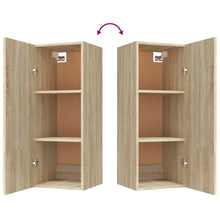 Load image into Gallery viewer, Hanging Wall Cabinet Sonoma Oak 34.5x34x90 cm Engineered Wood - MiniDM Store
