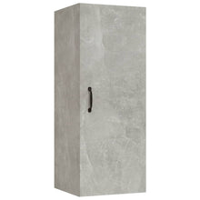 Load image into Gallery viewer, Hanging Wall Cabinet Concrete Grey 34.5x34x90cm Engineered Wood - MiniDM Store
