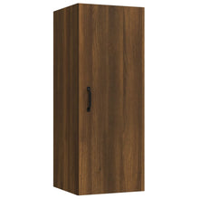 Load image into Gallery viewer, Hanging Wall Cabinet Brown Oak 34.5x34x90 cm Engineered Wood - MiniDM Store
