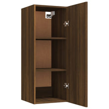 Load image into Gallery viewer, Hanging Wall Cabinet Brown Oak 34.5x34x90 cm Engineered Wood - MiniDM Store
