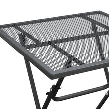 Load image into Gallery viewer, 3 Piece Garden Dining Set Expanded Metal Mesh Anthracite
